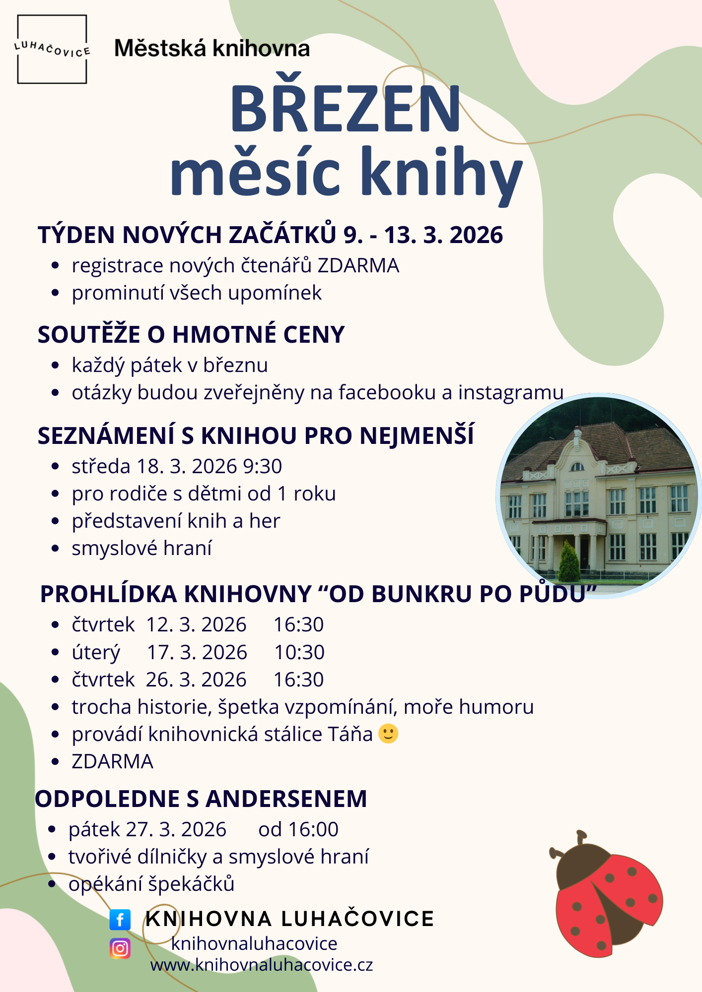 březen měsíc knihy