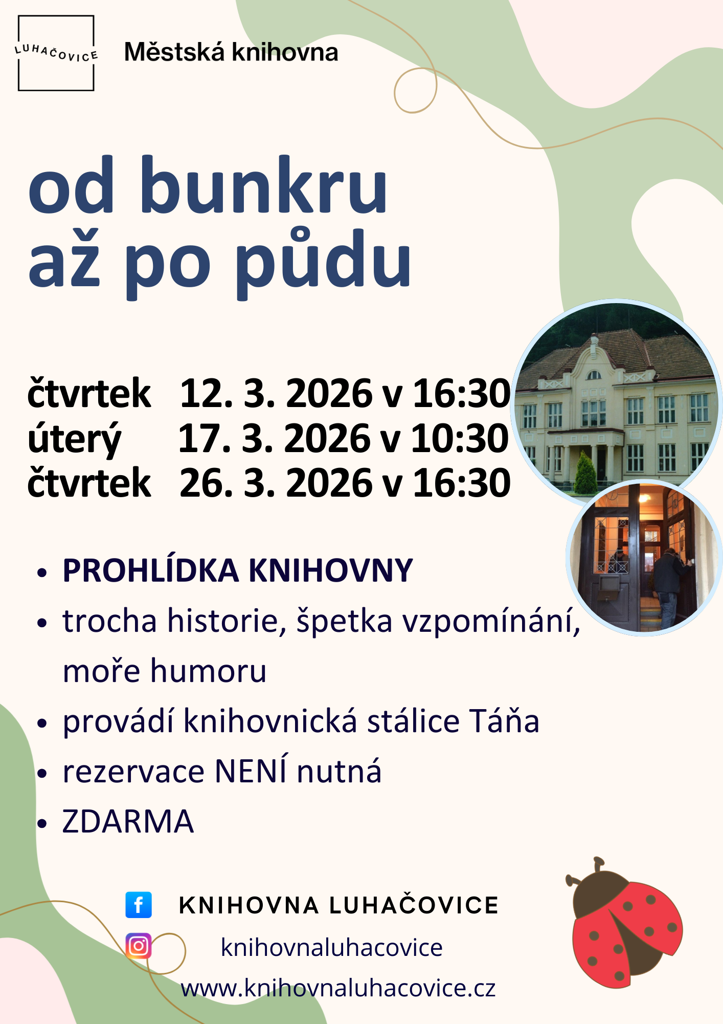 prohlídky- termíny