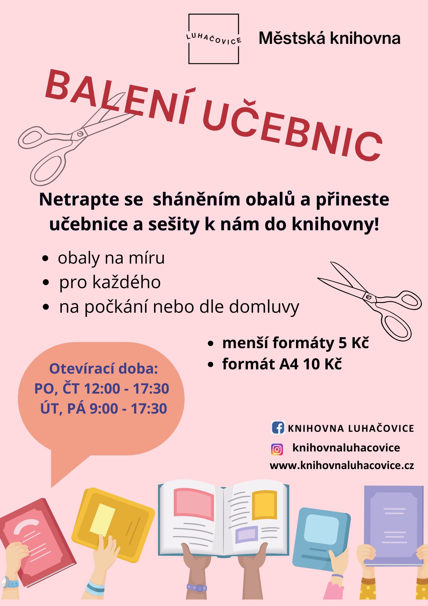 Balení učebnic